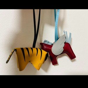 HANDMADE LEATHER BAG CHARM